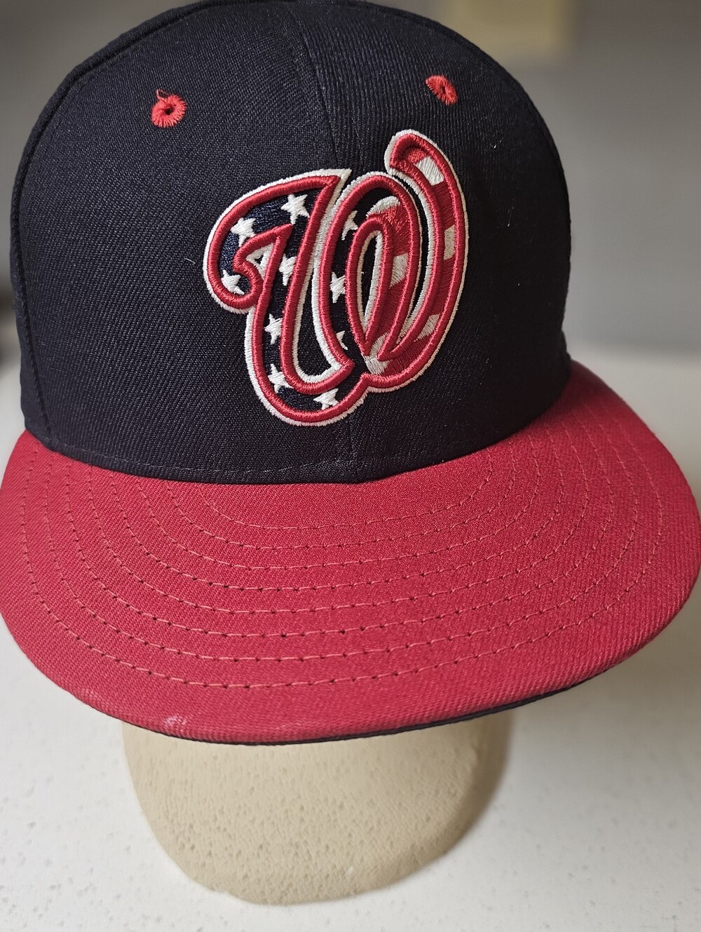 New Era Washington Nationals Stars and Stripes Hat 6 7/8 (54.9cm)